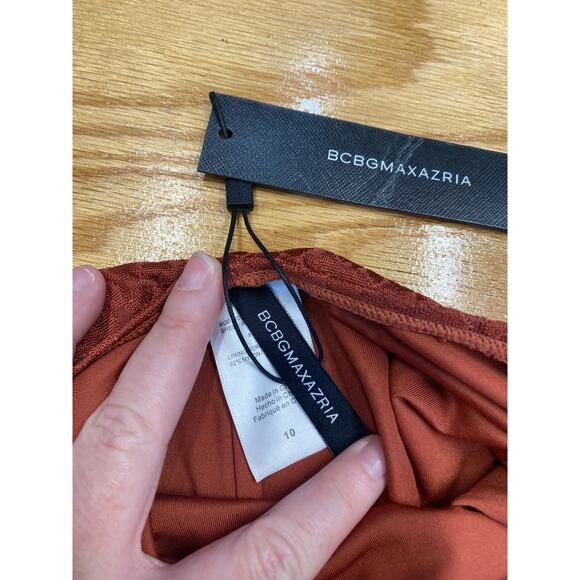 BCBGMAXAZRIA Women's Standard Double Strap Shoulder One Piece NWT (b40) - Picture 6 of 7